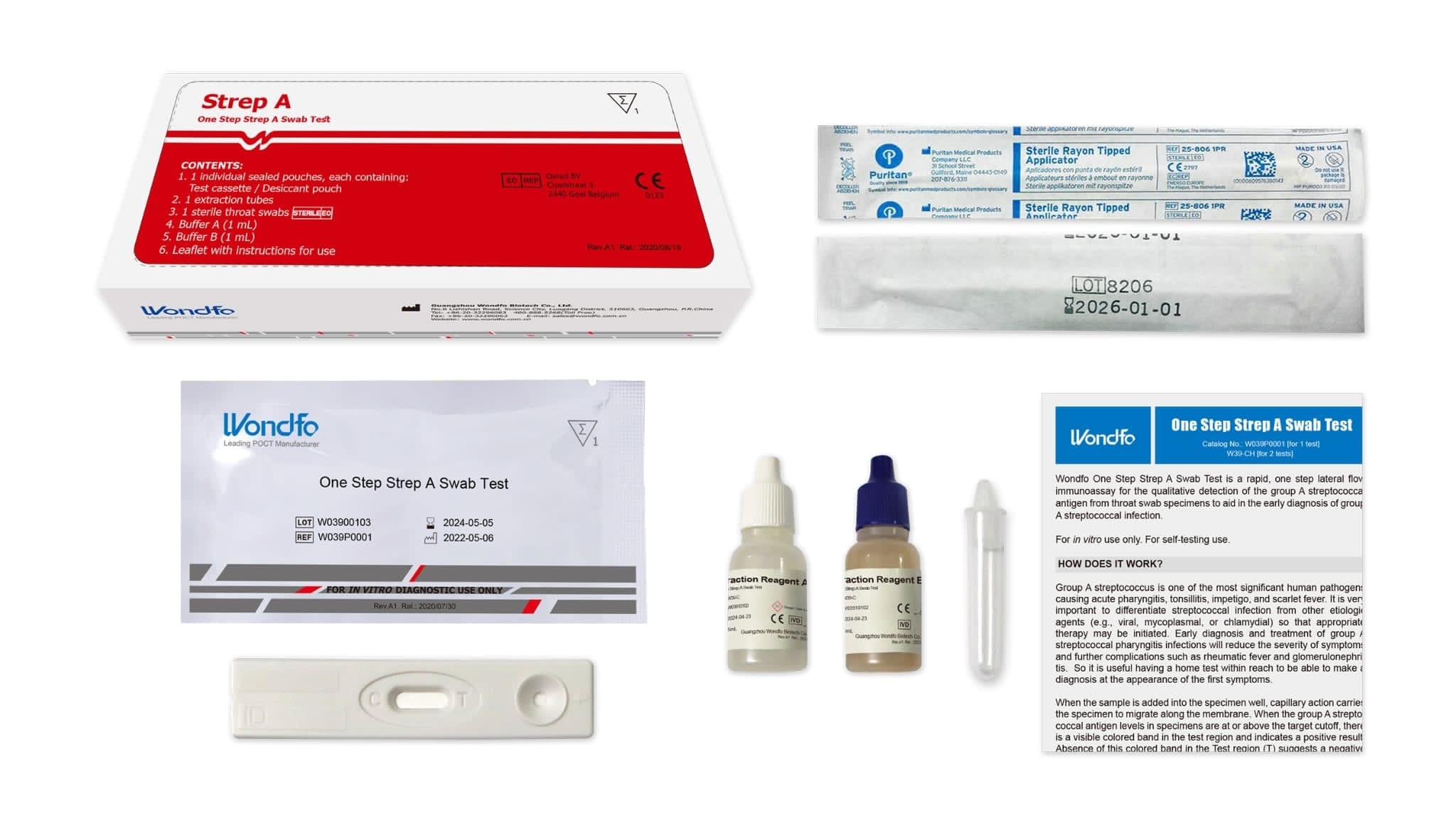 Wondfo Strep A Self-Test for at Home Testing